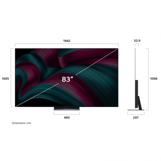 LG ทีวี 83นิ้ว รุ่น OLED83C5PSA OLED evo AI C5 4K Smart TV 2025
