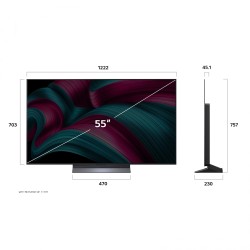 LG ทีวี 55นิ้ว รุ่น OLED55C5ZSA OLED evo AI C5Z 4K Smart TV 2025
