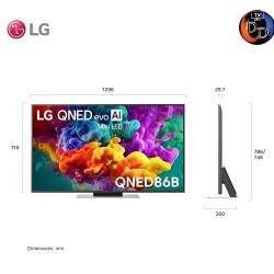 LG 55" รุ่น 55QNED86BSA LG QNED evo AI QNED86 Mini LED 4K Smart TV 2026