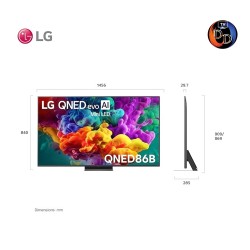 LG 65 นิ้ว รุ่น 65QNED86BSA LG QNED evo AI QNED86 Mini LED 4K Smart TV 2026