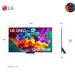 LG 86" รุ่น 86QNED86BSA LG QNED evo AI QNED86 Mini LED 4K Smart TV 2026