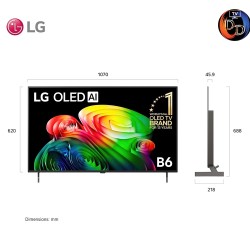 LG 48" รุ่น OLED48B6PSA LG OLED AI B6 4K Smart TV 2026 48B6