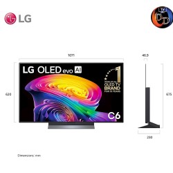 LG 48" รุ่น OLED48C6PSA LG OLED evo AI C6 4K Smart TV 2026 48C6