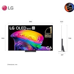 LG 83" รุ่น OLED83C6PSA LG OLED evo AI C6 4K Smart TV 2026 83C6
