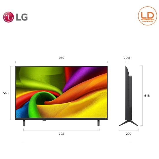 LG ทีวี 43นิ้ว รุ่น 43NU835BPSA LG NANO 4K UHD AI NU83 4K Smart TV 2026 43NU835B
