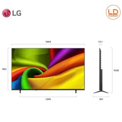 LG ทีวี 75"รุ่น 75NU835BPSA LG NANO 4K UHD AI NU83 4K Smart TV 2026 75NU835B