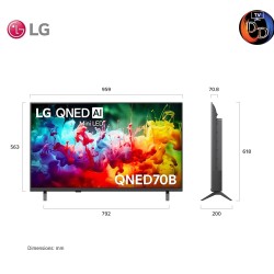LG 43 นิ้ว รุ่น 43QNED70BSA LG QNED AI QNED70 Mini LED 4K Smart TV 2026 43QNED70B