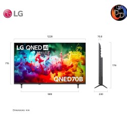 LG 55 นิ้ว รุ่น 55QNED70BSA LG QNED AI QNED70 Mini LED 4K Smart TV 2026
