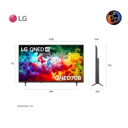 LG 55 นิ้ว รุ่น 55QNED70BSA LG QNED AI QNED70 Mini LED 4K Smart TV 2026