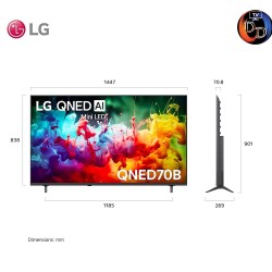LG 65 นิ้ว รุ่น 65QNED70BSA LG QNED AI QNED70 Mini LED 4K Smart TV 2026