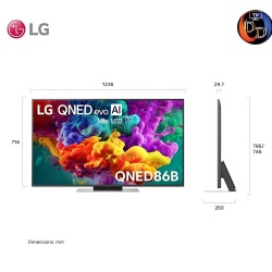 LG 55" รุ่น 55QNED86BSA LG QNED evo AI QNED86 Mini LED 4K Smart TV 2026