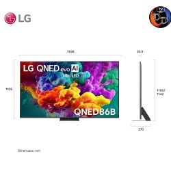 LG 86" รุ่น 86QNED86BSA LG QNED evo AI QNED86 Mini LED 4K Smart TV 2026