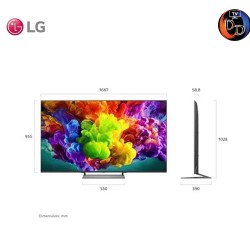 LG ทีวี 75" รุ่น 75QNED90BSA LG QNED evo AI Mini LED QNED90 4K Smart TV 2026 75QNED90B
