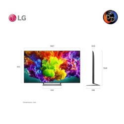 LG ทีวี 75" รุ่น 75QNED90BSA LG QNED evo AI Mini LED QNED90 4K Smart TV 2026 75QNED90B