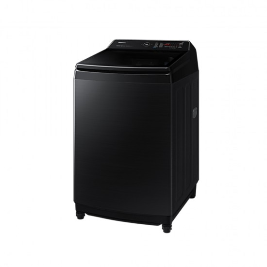 SAMSUNG เครื่องซักผ้าฝาบน 18 กก. รุ่น WA18CG6886BVST พร้อมด้วย Ecobubble™ และเทคโนโลยี Digital Inverter สี Black Caviar